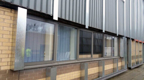 Before cladding Re-Branding